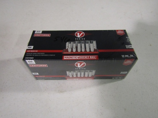 12PC CRAFTSMAN 3/8'' DEEP SOCKET SET