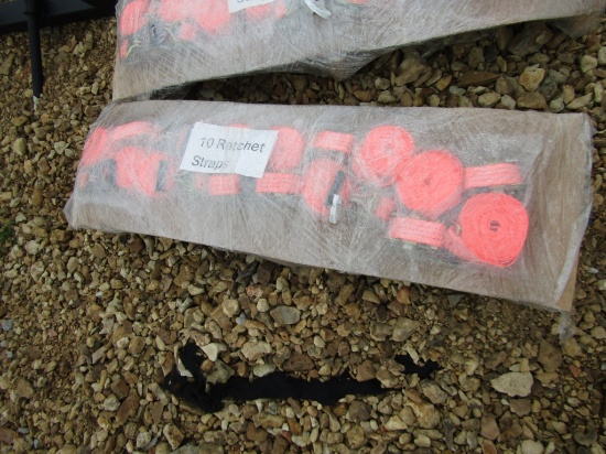 (10) NEW RATCHET STRAPS - ALL ONE PRICE