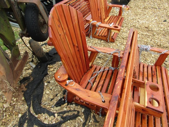 NEW ADULT CEDAR SWING - SINGLE