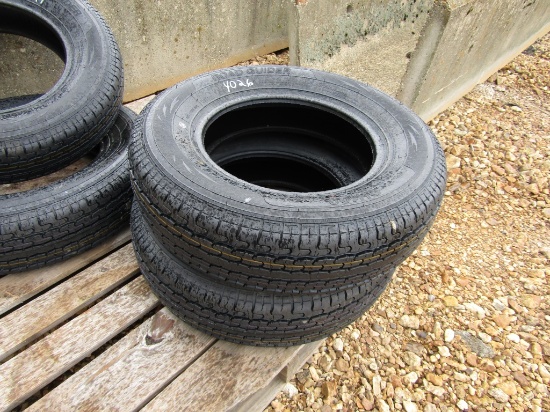 (2) NEW 205/75R15 TRAILER TIRES - BOTH ONE PRICE