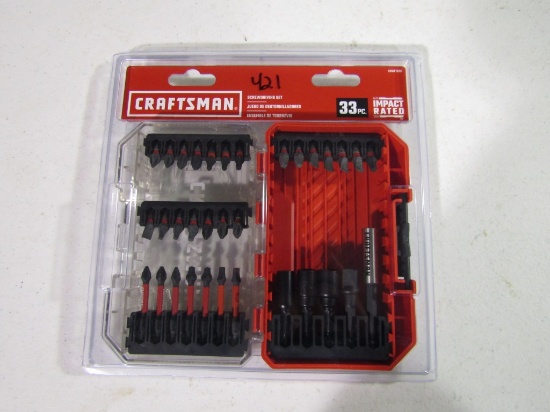 33PC CRAFTSMAN IMPACT SCREWDRIVER SET