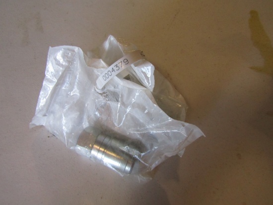 (2) SKID STEER FLAT FACE HYD COUPLERS
