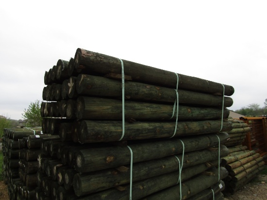 APPROX (28) 6''X8' TREATED FENCE POST