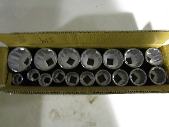 17PC CRAFTSMAN 3/4'' SOCKET SET