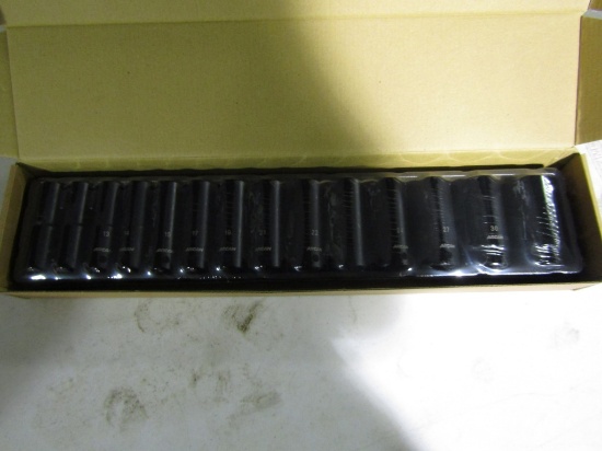 14PC ARCAN 1/2'' METRIC SOCKET SET