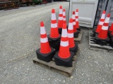 (25) NEW SAFETY CONES - ALL ONE PRICE