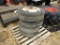 (4) 225/70R19.5 TIRES AND RIMS  - ALL ONE PRICE