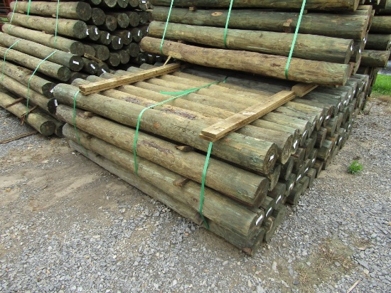 APPROX (28) 6'' X 7' TREATED FENCE POST - ALL ONE PRICE