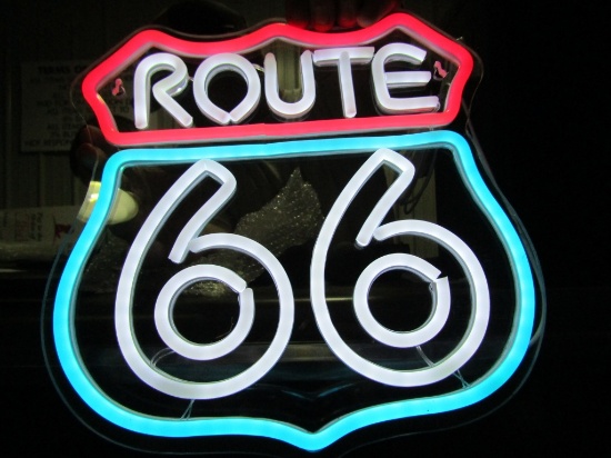 ROUTE 66 LED SIGN