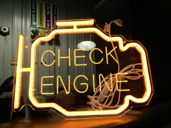 LED CHECK ENGINE SIGN