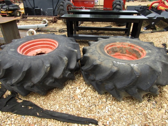 (2) 23.1/26 COMBINE TIRES - BOTH ONE PRICE