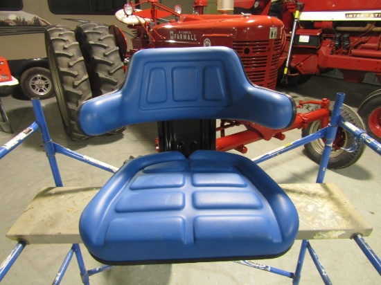 NEW BLUE UNIVERSAL TRACTOR SEAT