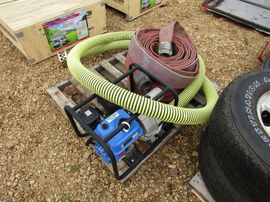 GAS WATER PUMP W/ EXTRA HOSES