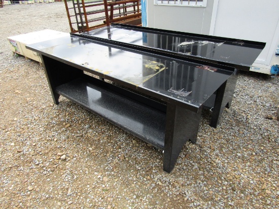 NEW 90'' KC METAL TABLE