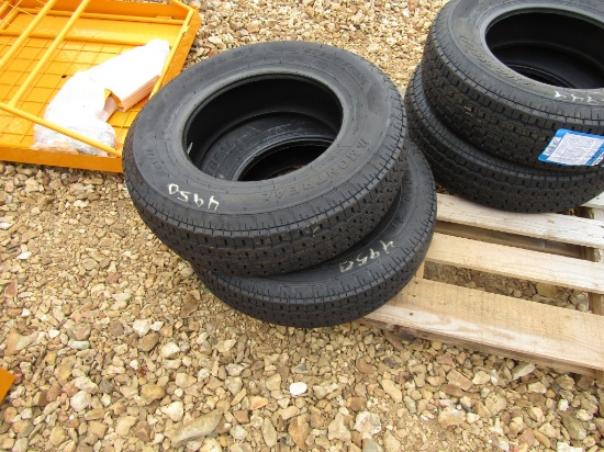 (2) NEW 205/75R15 TRAILER TIRES - BOTH ONE PRICE