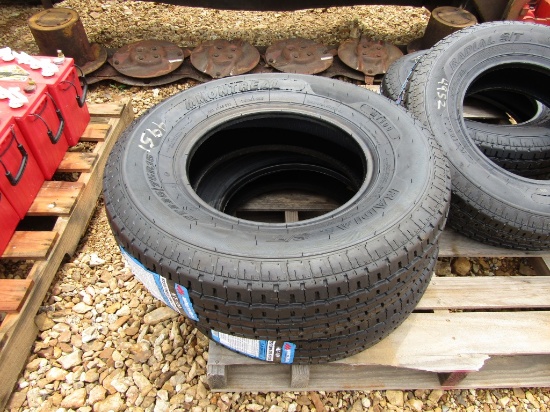 (2) NEW 225/75R15 TRAILER TIRES - BOTH ONE PRICE