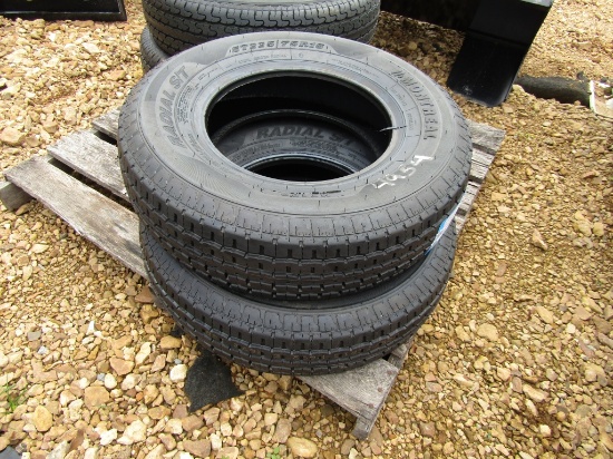 (2) NEW 225/75R15 TRAILER TIRES - BOTH ONE PRICE