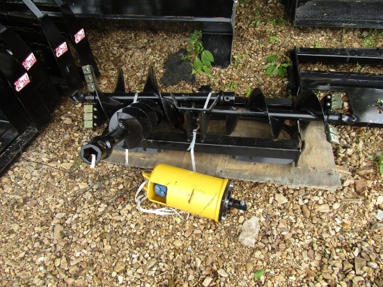 NEW SKID STEER PHD W/ 3 AUGERS - HEX SHAFT