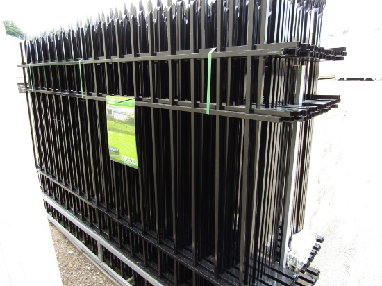 (22) NEW 7FT X 10FT WROUGHT IRON FENCE PANELS - ALL ONE PRICE
