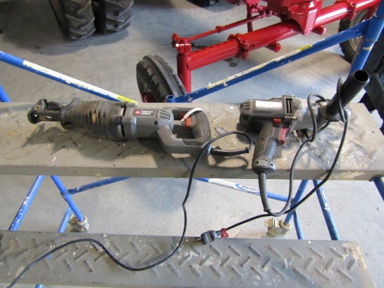 PORTER CABLE DRILL AND RECIPRICAL SAW