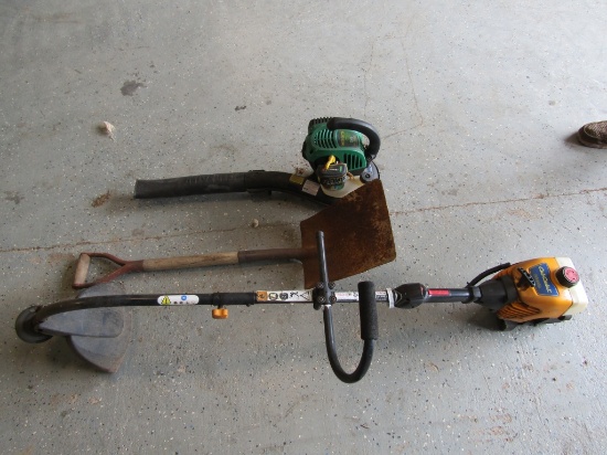 CUB CADET WEED TRIMMER AND LEAF BLOWER