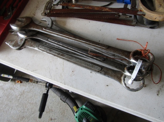 (5) LARGE WRENCHES - 1 1/2'', 1 5/8'', 1 3/4'', 1 7/8'', 2'' - ALL ONE PRICE