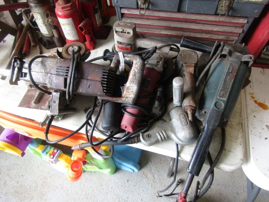 ELECTRIC POWER TOOLS - GRINDERS, SAW, ETC
