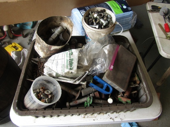 LARGE AMOUNT OF BOLTS