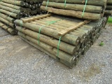 APPROX (28) 6'' X 7' TREATED FENCE POST - ALL ONE PRICE