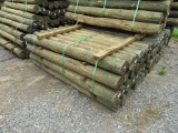 APPROX (28) 6'' X 7' TREATED FENCE POST - ALL ONE PRICE