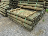 APPROX (28) 6'' X 7' TREATED FENCE POST - ALL ONE PRICE