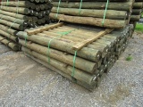 APPROX (28) 6'' X 7' TREATED FENCE POST - ALL ONE PRICE