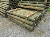 APPROX (28) 6'' X 7' TREATED FENCE POST - ALL ONE PRICE