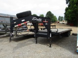2014 28FT DELTA GOOSENECK DUAL TANDEM TRAILER W/ CO