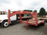 18FT GOOSENECK FLATBED TRAILER - NO TITLE
