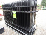 (22) NEW 7FT X 10FT WROUGHT IRON FENCE PANELS - ALL ONE PRICE
