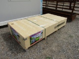 NEW 20FT X 20FT STEEL CARPORT W/ 10FT OPEN SIDES