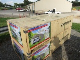 NEW 20FT X 30FT STEEL CARPORT W/ 10FT ENCLOSED SIDES