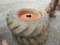 (2) 14.9/26 TRACTOR TIRES AND RIMS - BOTH ONE PRICE