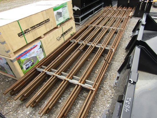(10) 20FT 6- BAR CONTINOUS FENCE PANELS - 10X TIMES THE PRICE