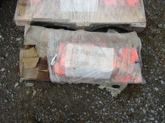 (10) NEW RATCHET STRAPS - ALL ONE PRICE