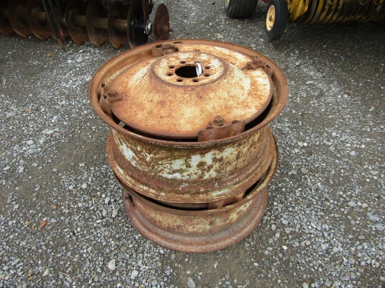 PAIR OF 28'' TRACTOR RIMS - BOTH ONE PRICE