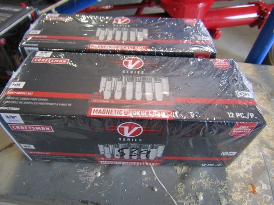 12PC 3/8'' CRAFTSMAN METRIC SOCKET SET