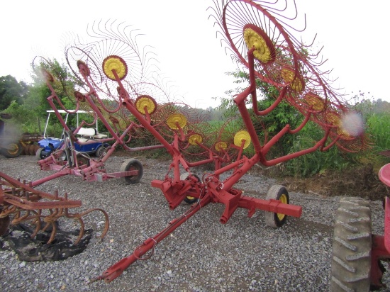 10 WHEEL V-RAKE W/KICKER