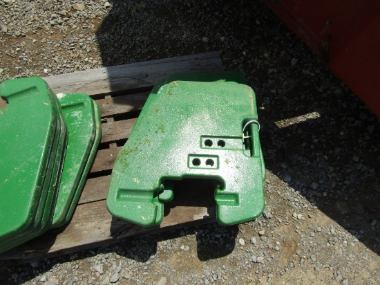 (6) NEW JOHN DEERE 95LB WEIGHTS - 6X TIMES THE PRICE
