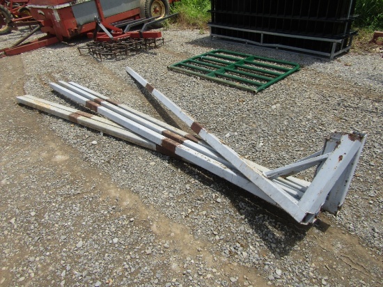 (6) METAL SHOP POST 13FT LONG HEAVY DUTY - ALL ONE PRICE