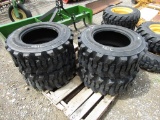 (4) NEW 12-16.5 SKID STEER TIRES - ALL ONE PRICE