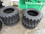(4) NEW 12-16.5 SKID STEER TIRES - ALL ONE PRICE