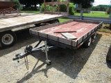 5FT 6'' X 12FT TANDEM AXLE TRAILER - NO TITLE