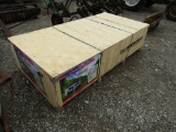 NEW 20FT X 30FT STEEL CARPORT W/ 10FT ENCLOSED SIDES